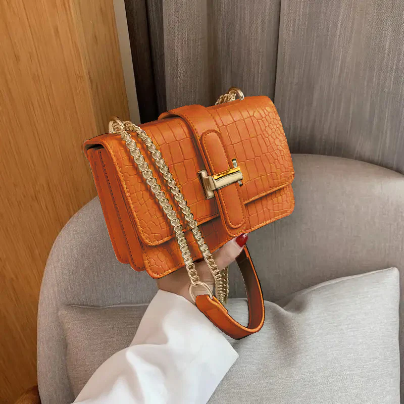 1PC Crossbody Bag For Women-Orange SA2405-133