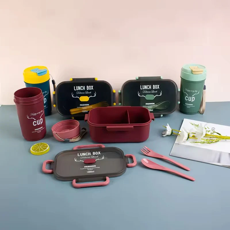 2PCS Lunch Box Set-Mate (5896) Green - Image 2