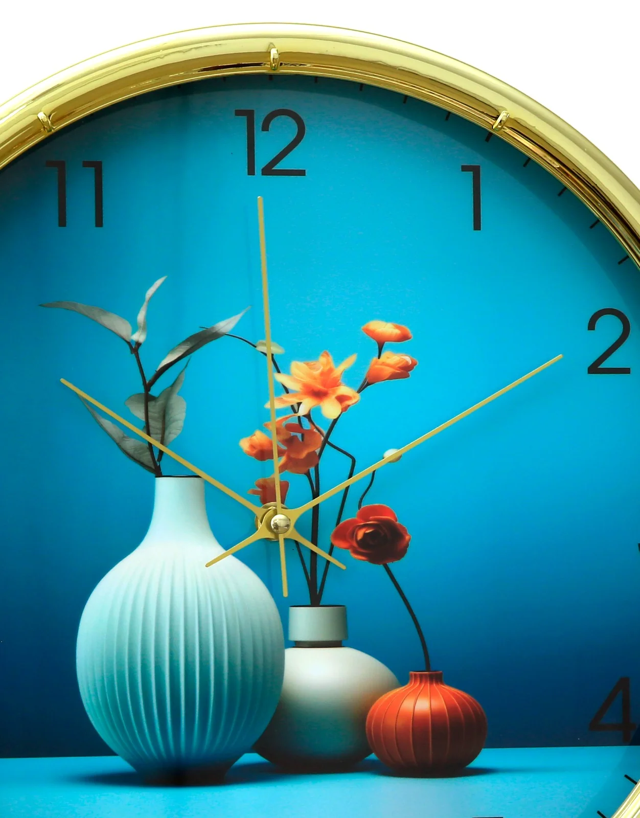 30 Cm Wall Clock SA2311-18-Multi Vases - Image 3