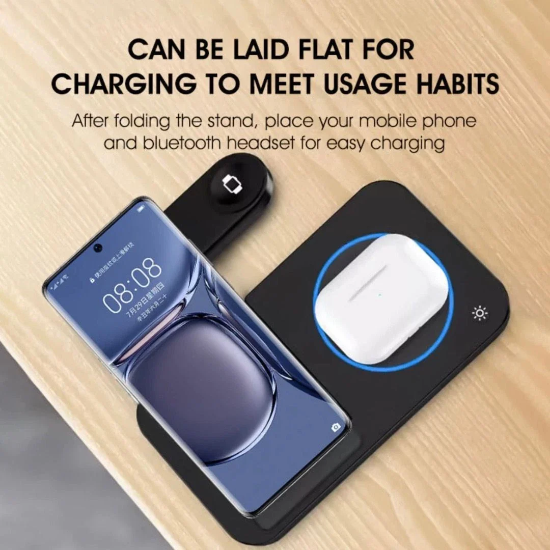 3 in 1 Wireless Fast Charging Stand-SA2408-282 - Image 3
