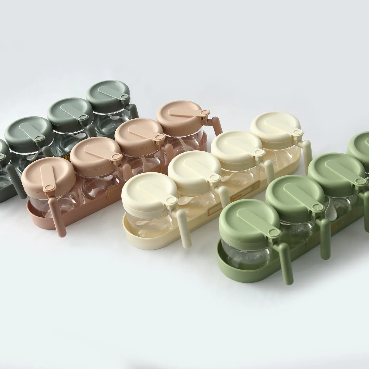 5PCs Spice Jar Seasoning Containers-SA2405-274