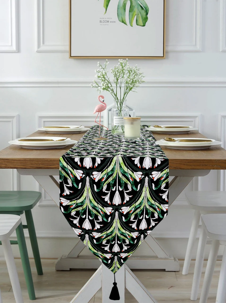 6 & 8 Seater Dining Table Runner-Art Neauveau - Image 2