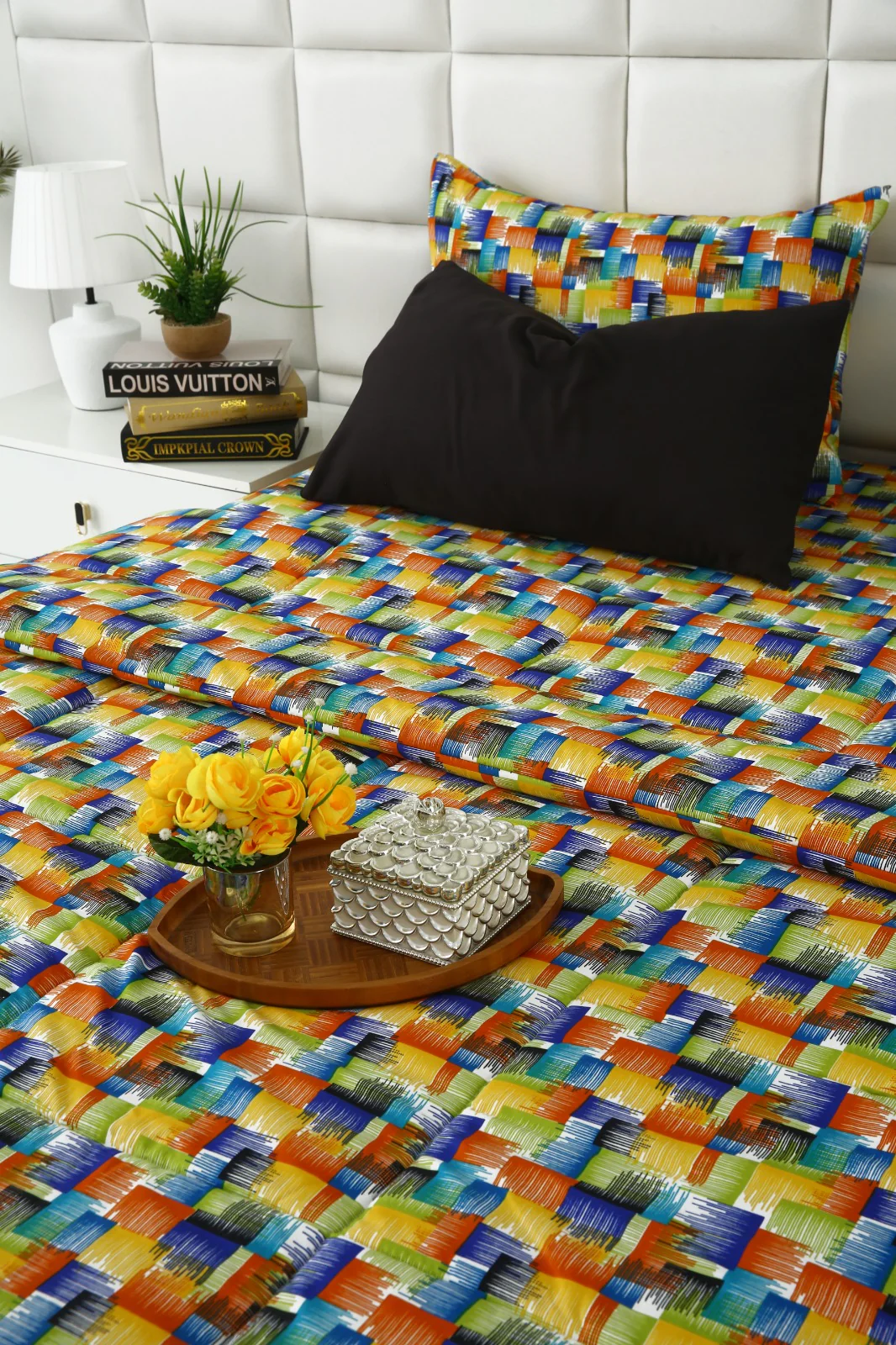 6 PCs Summer Comforter Set-Coral Rush - Image 11
