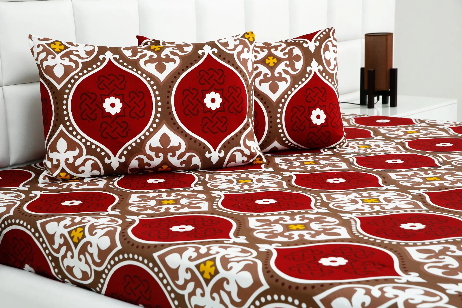 Fitted Bed Sheet-Brown Crowns - Image 9