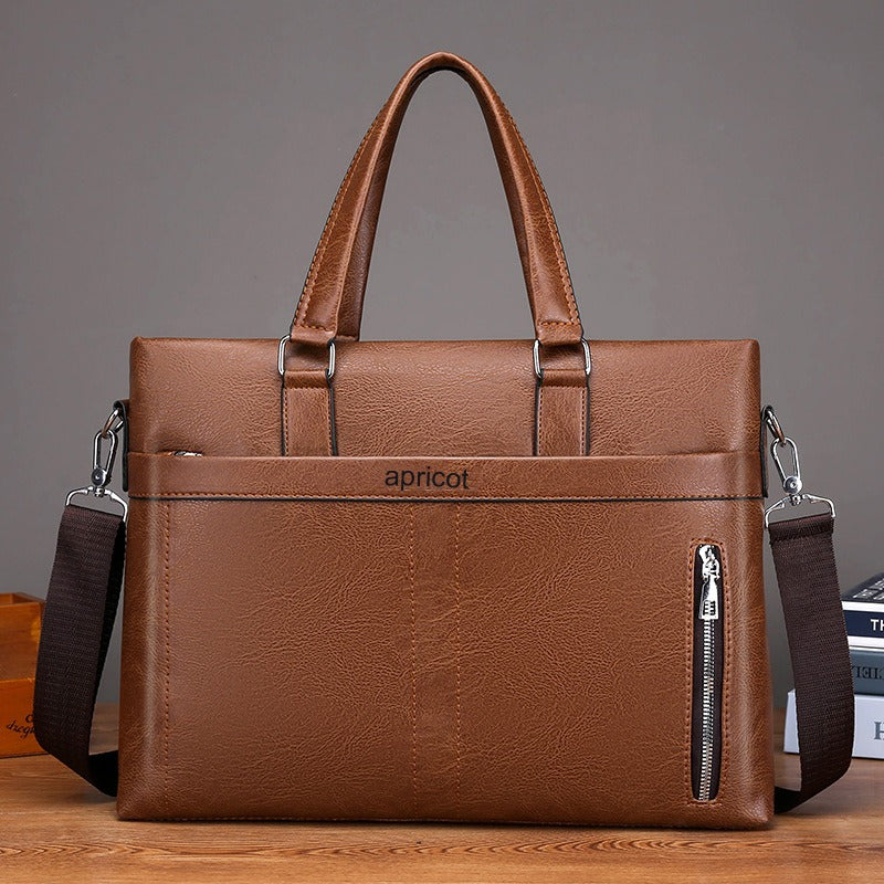 Genuine Leather Laptop Bags For Men & Women-SA2408-264(Brown)