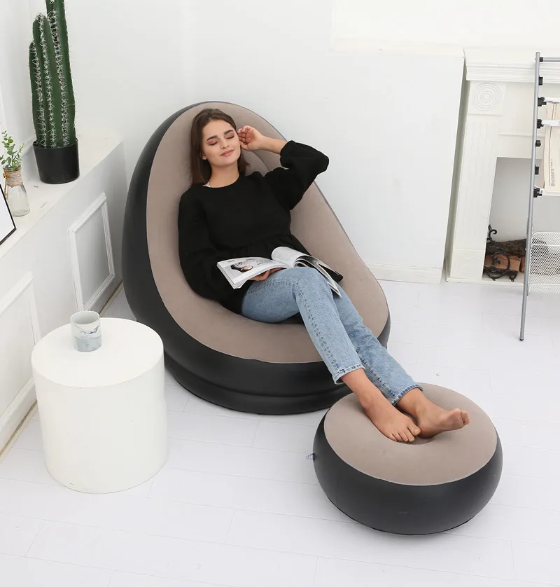 Inflatable Sofa With Foot Rest-SA2411-68 - Image 10