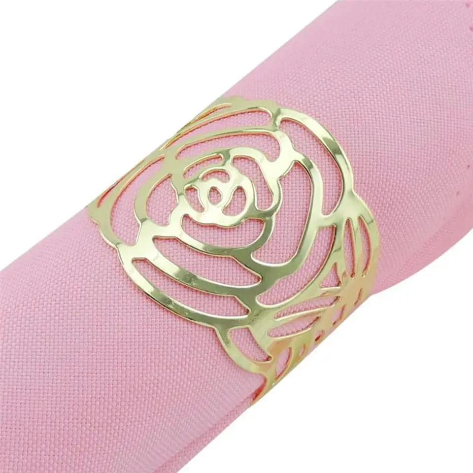 Metal Napkin Holders (5098)-Golden Rose - Image 5
