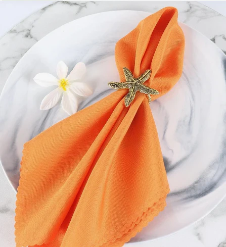 Napkin Holder Rings-StarFish(Gold) - Image 3