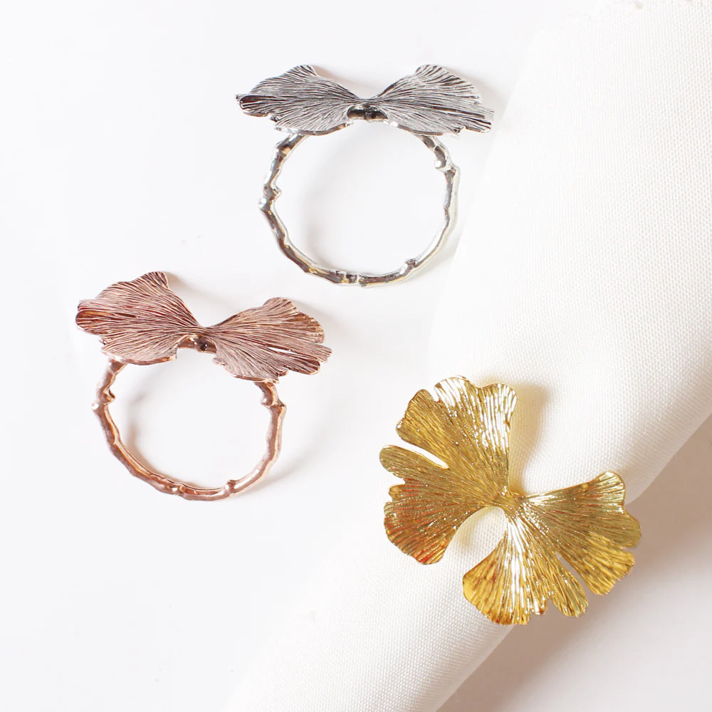 Napkin Holder Rings- Vintage Silver - Image 2