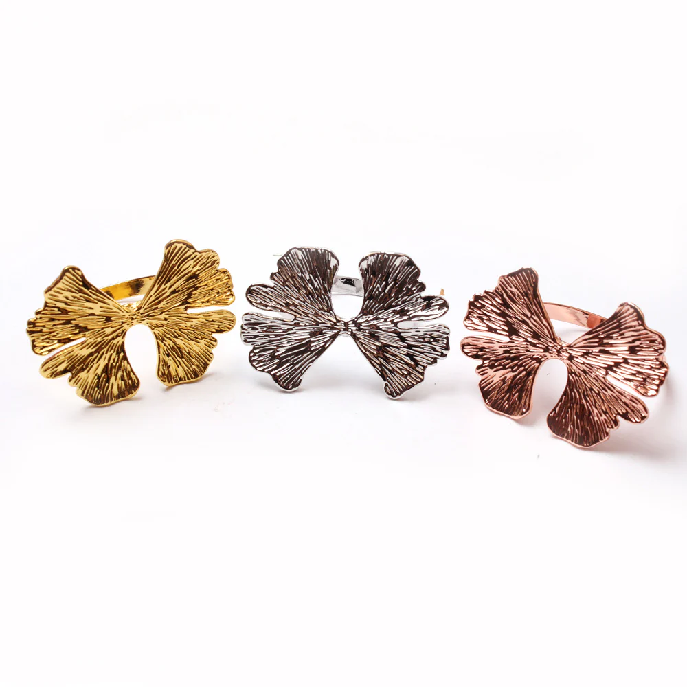 Napkin Holder Rings- Vintage Silver - Image 3