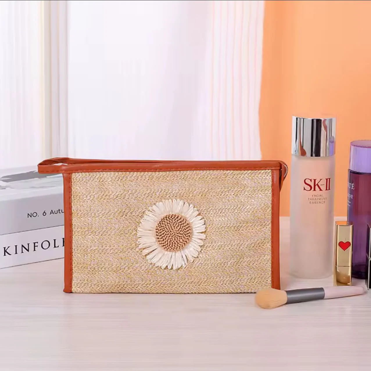 Portable Makeup Organizer Bag-SA2405-114 (Flower)