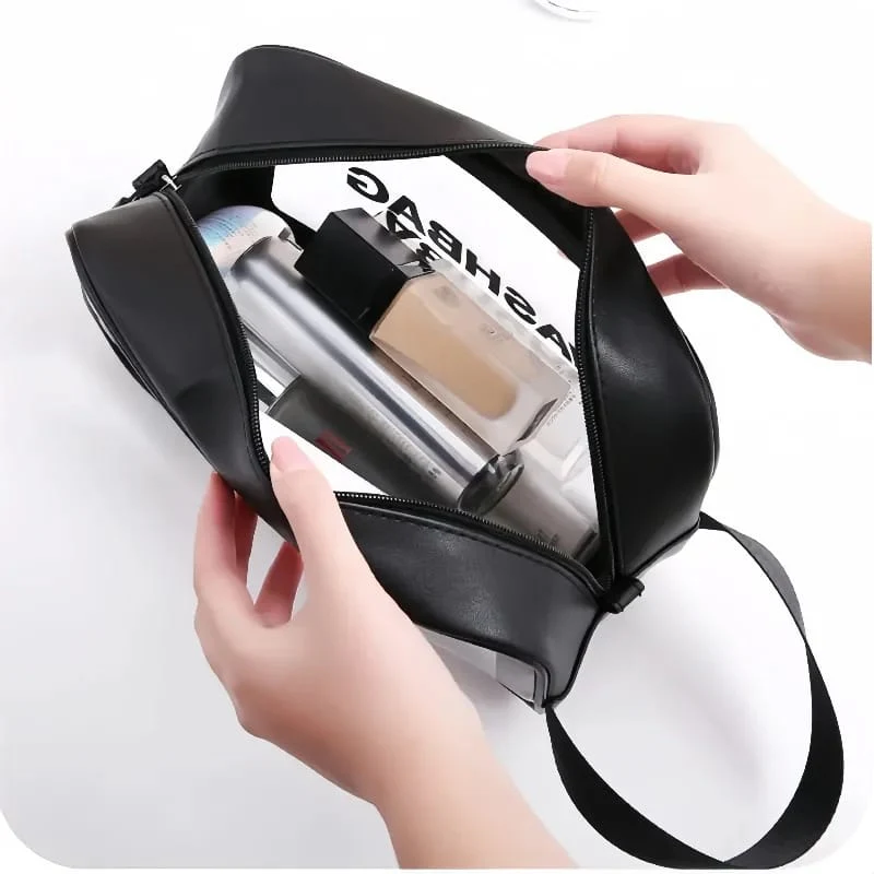 Portable Makeup Organizer Bag WASHBAG-Black 14627 Small(SA2405-120) - Image 8