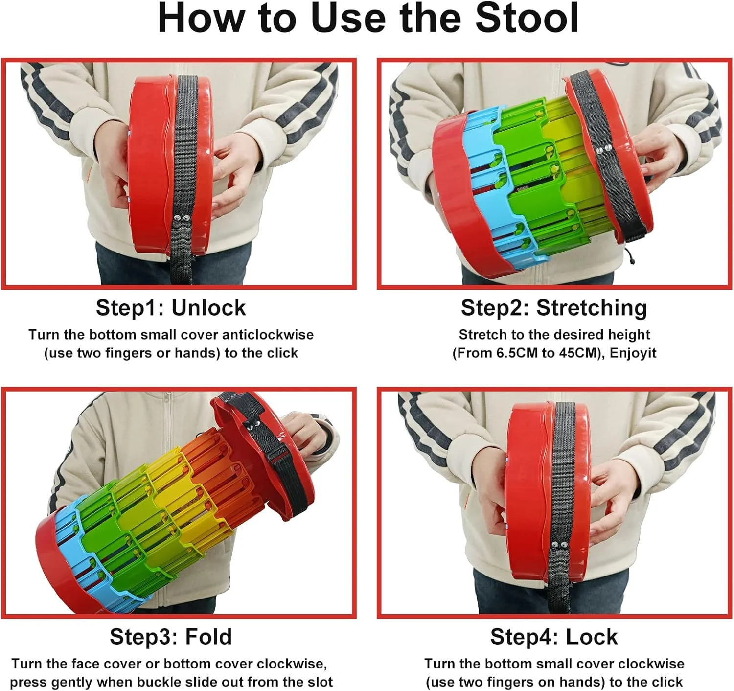 Portable Sitting Stool-Multi - Image 7